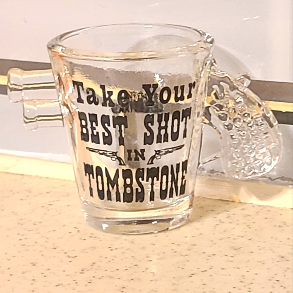 Novelty Tombstone Shot Glass